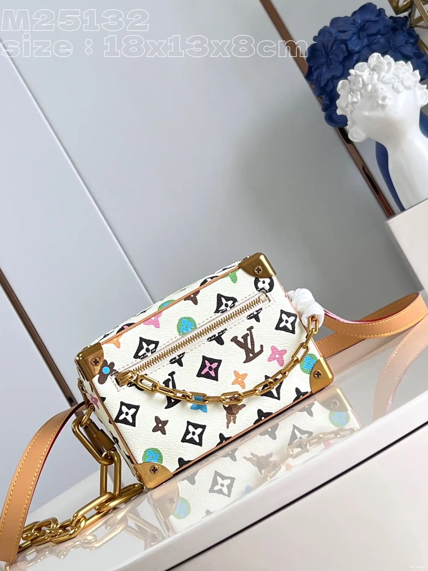 Cheap SOFT LOUIS MINI VUITTON TRUNK-18.5*13*8cm 0603
